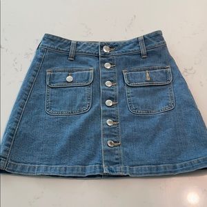 American eagle denim skirt
